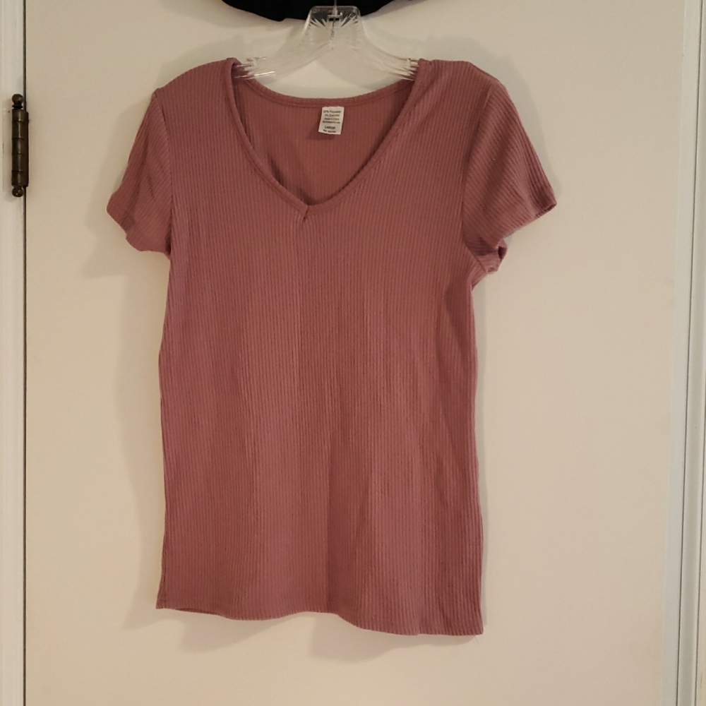 4 for $15 Pink v neck tee
